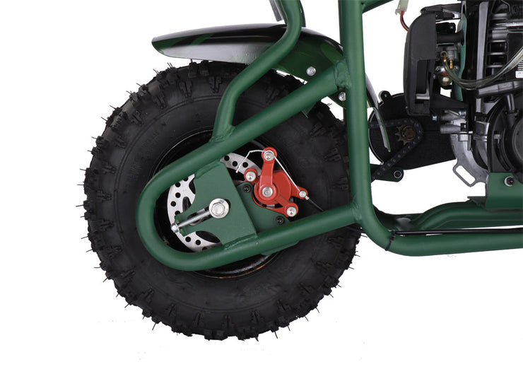 FRP green dirt bike back tire - 9