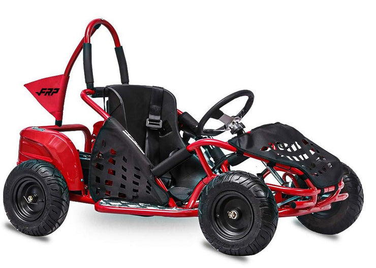 FRP 1000w electric go kart red - 3